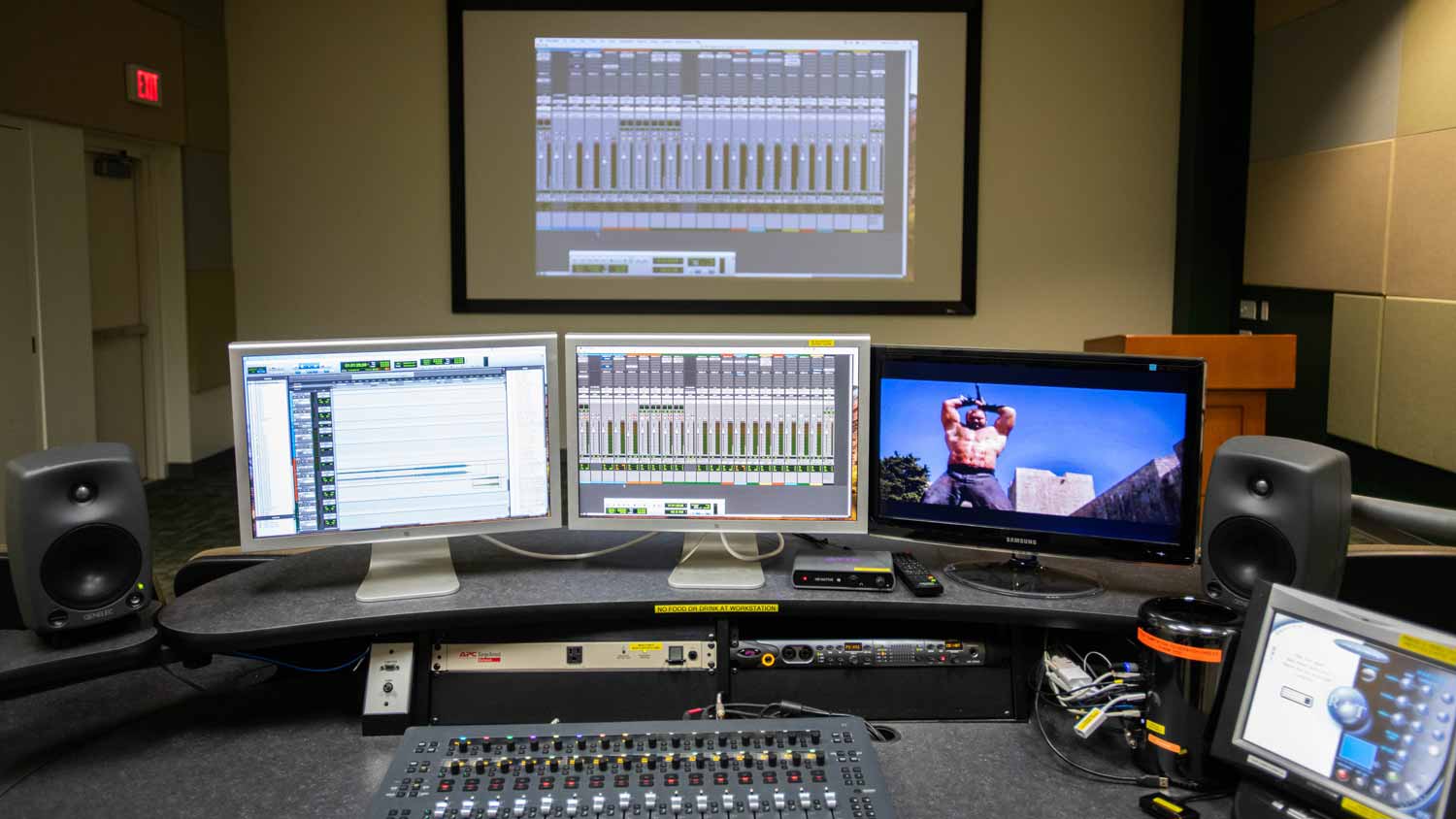 Sound mixing workstation